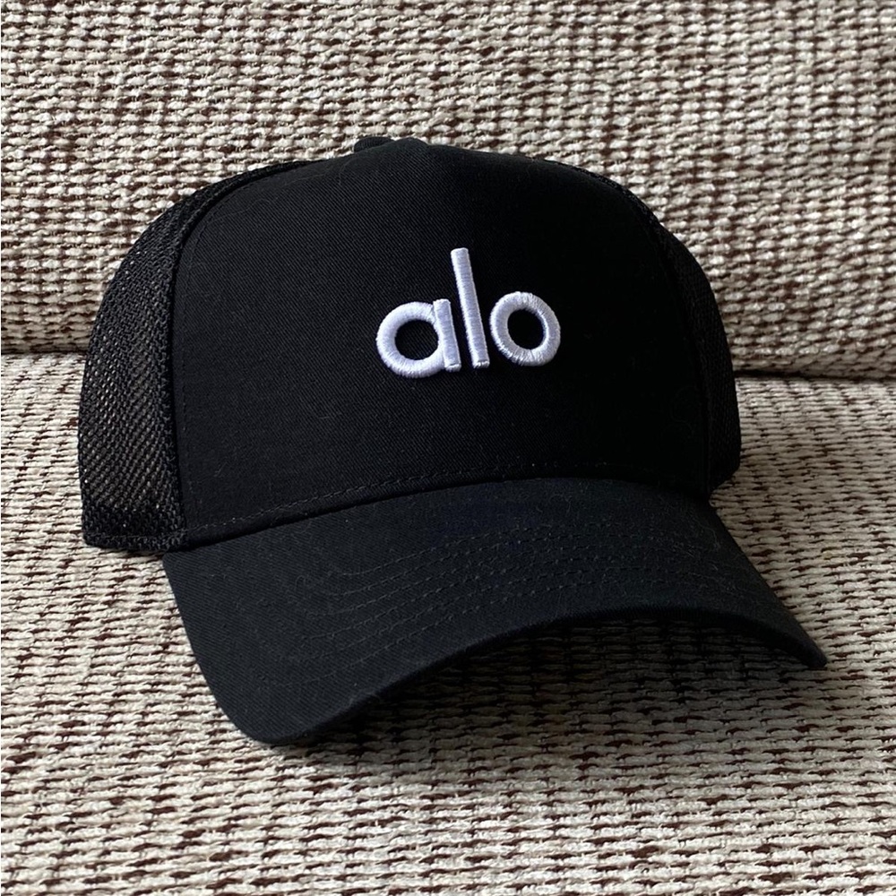 Alo Black District Trucker Hat